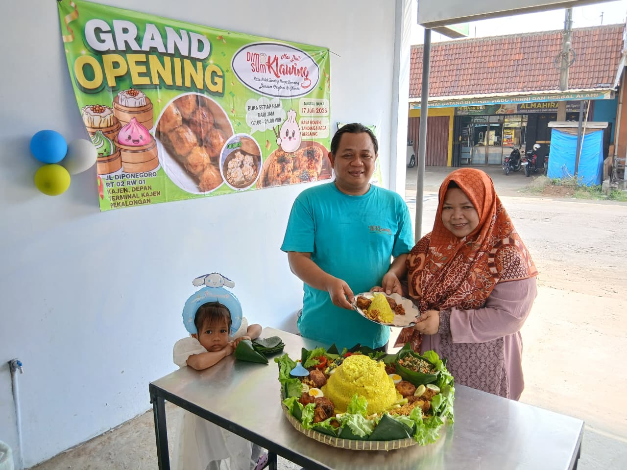 GRAND OPENING AGEN RESMI DIMSUM KLAWING PEKALONGAN